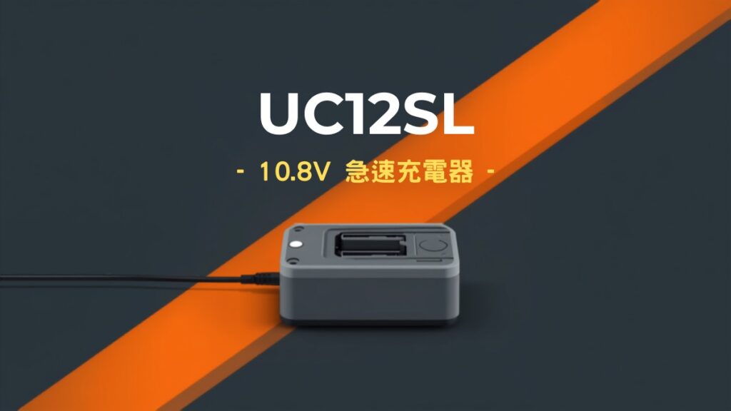 HiKOKI UC12SL 10.8V急速充電器のイラスト