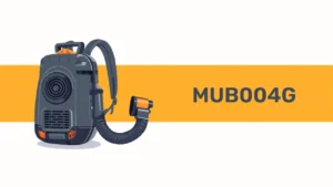 マキタ MUB004G 40Vmax 充電式背負ブロワのイラスト