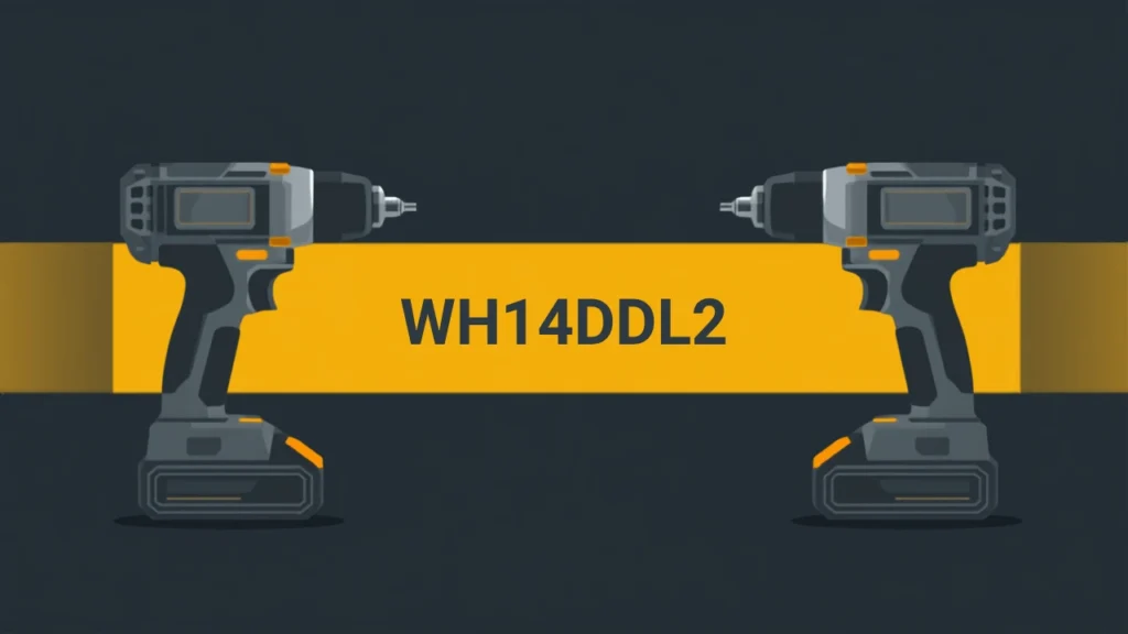 HiKOKI WH14DDL2 14.4Vインパクトドライバのイラスト